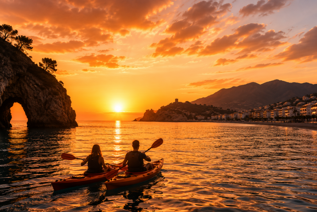 Kayak y snorkel en la Costa Tropical de Granada desde La Herradura