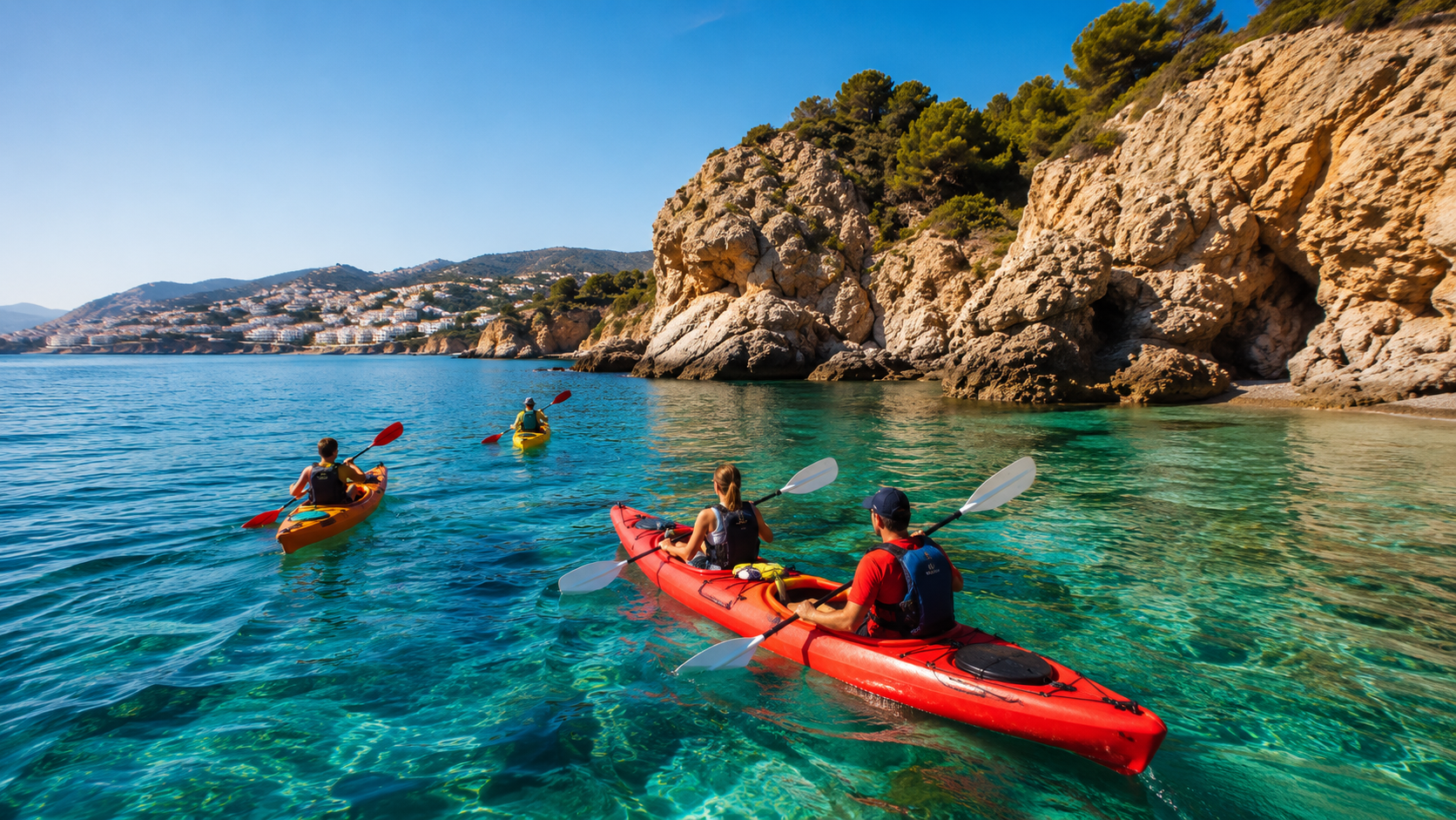 Excursión en kayak por la Costa Tropical de La Herradura hasta Almuñécar